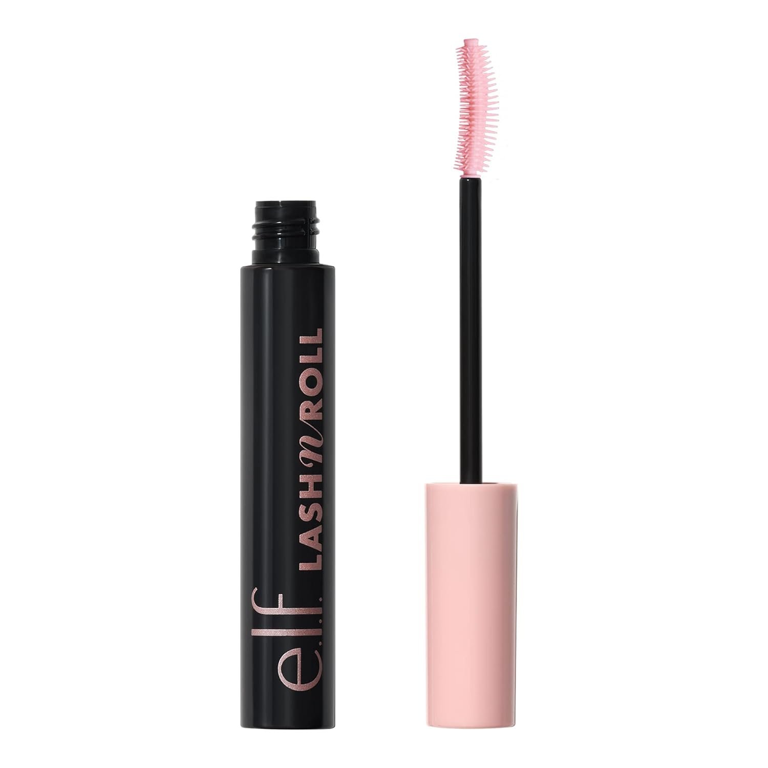 e.l.f. Lash ‘N Roll Mascara, Curling Mascara For Visibly Lifted Lashes, Lifts & Separates Lashes. Long-Lasting Formula, Vegan & Cruelty-Free, Pitch Black